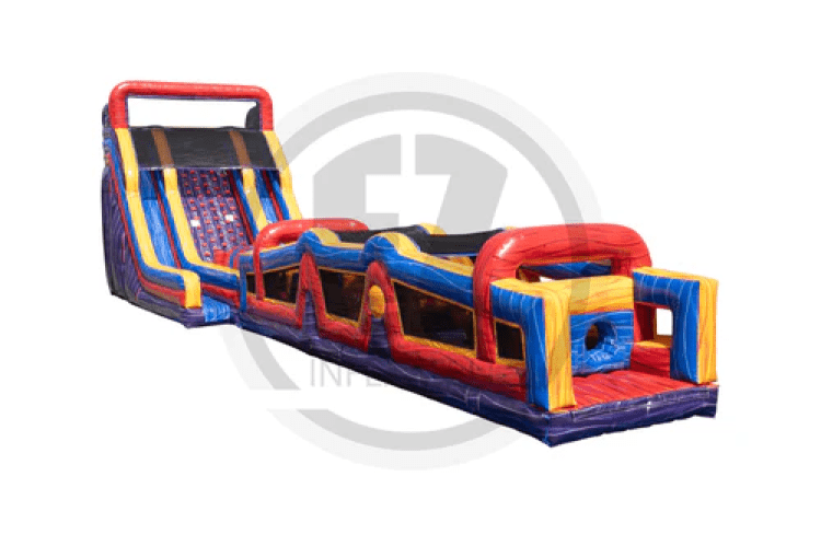 Obstacle course for Gretna church event rentals with Jumpers4You