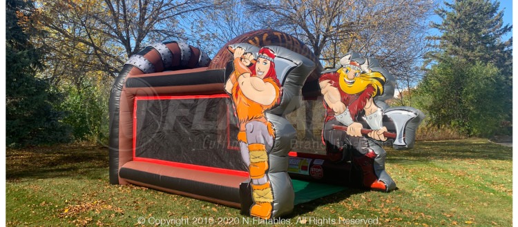 Omaha inflatable game rentals axe throwing omaha interactive inflatables
