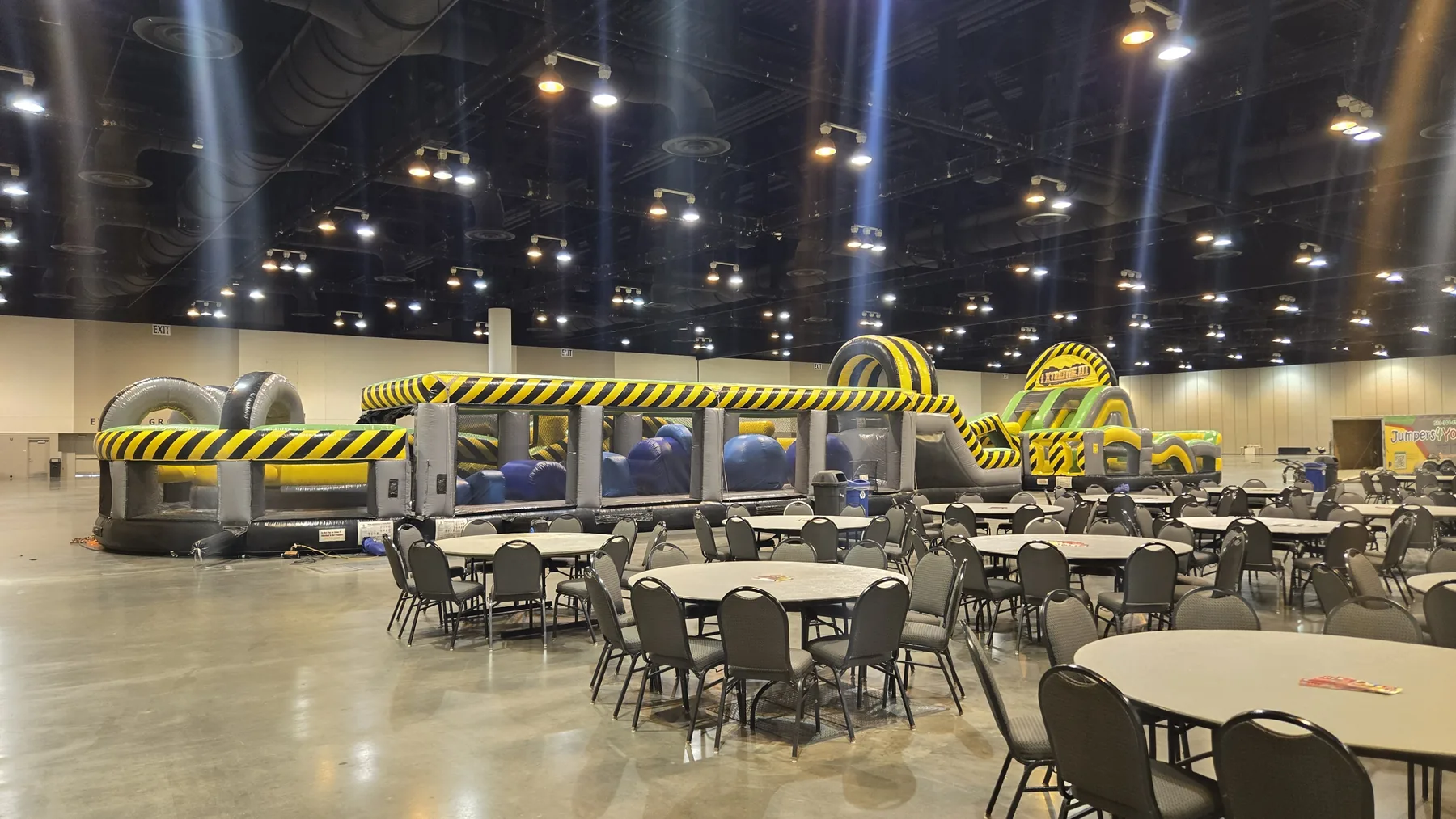 Large indoor event rentals Omaha convention center setup